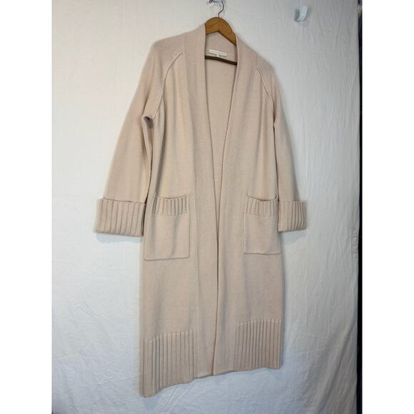 Naked Cashmere Women's Tillyn Longline Cashmere Cardigan Ecru XS NWOT - Picture 7 of 11